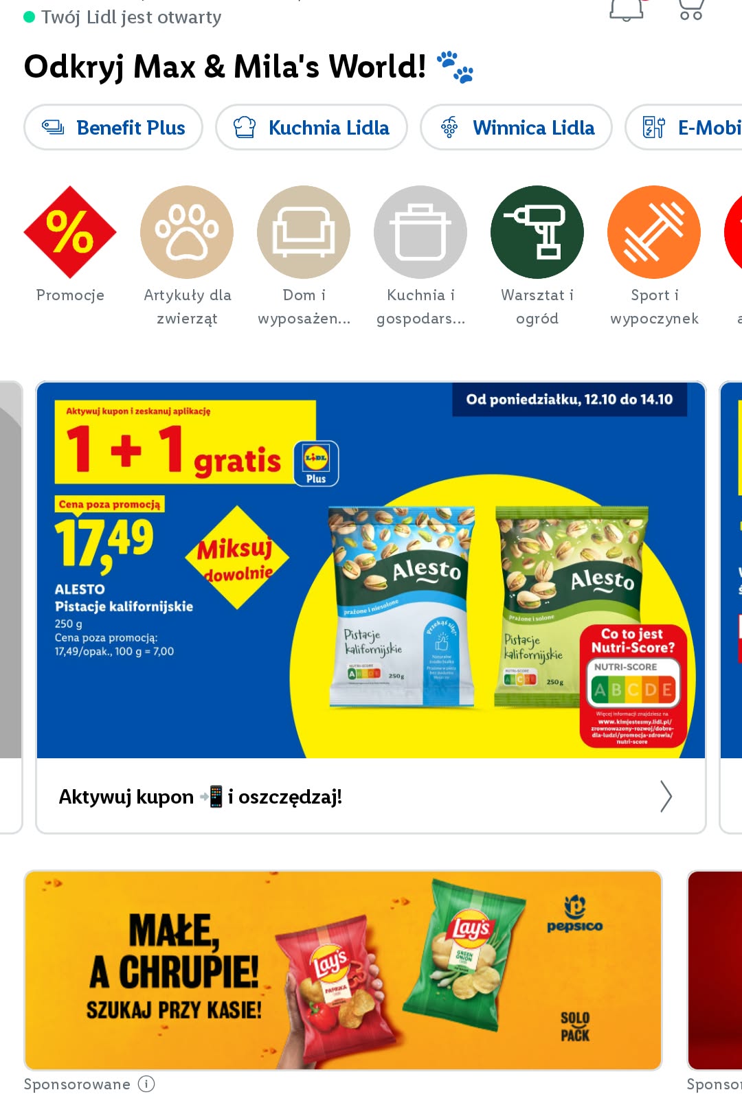 Nowa Kuchnia Lidla w aplikacji Lidl Plus