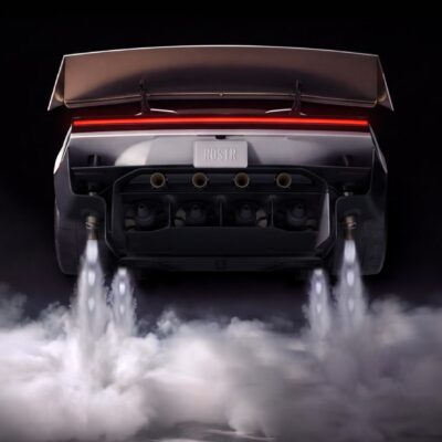 Latająca Tesla Roadster