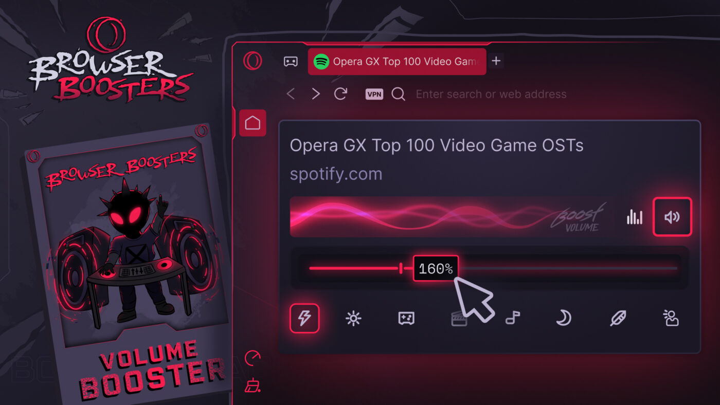 Nowe funkcje dźwięków w Opera GX, alternatywa dla Google Chrome, przeglądarka