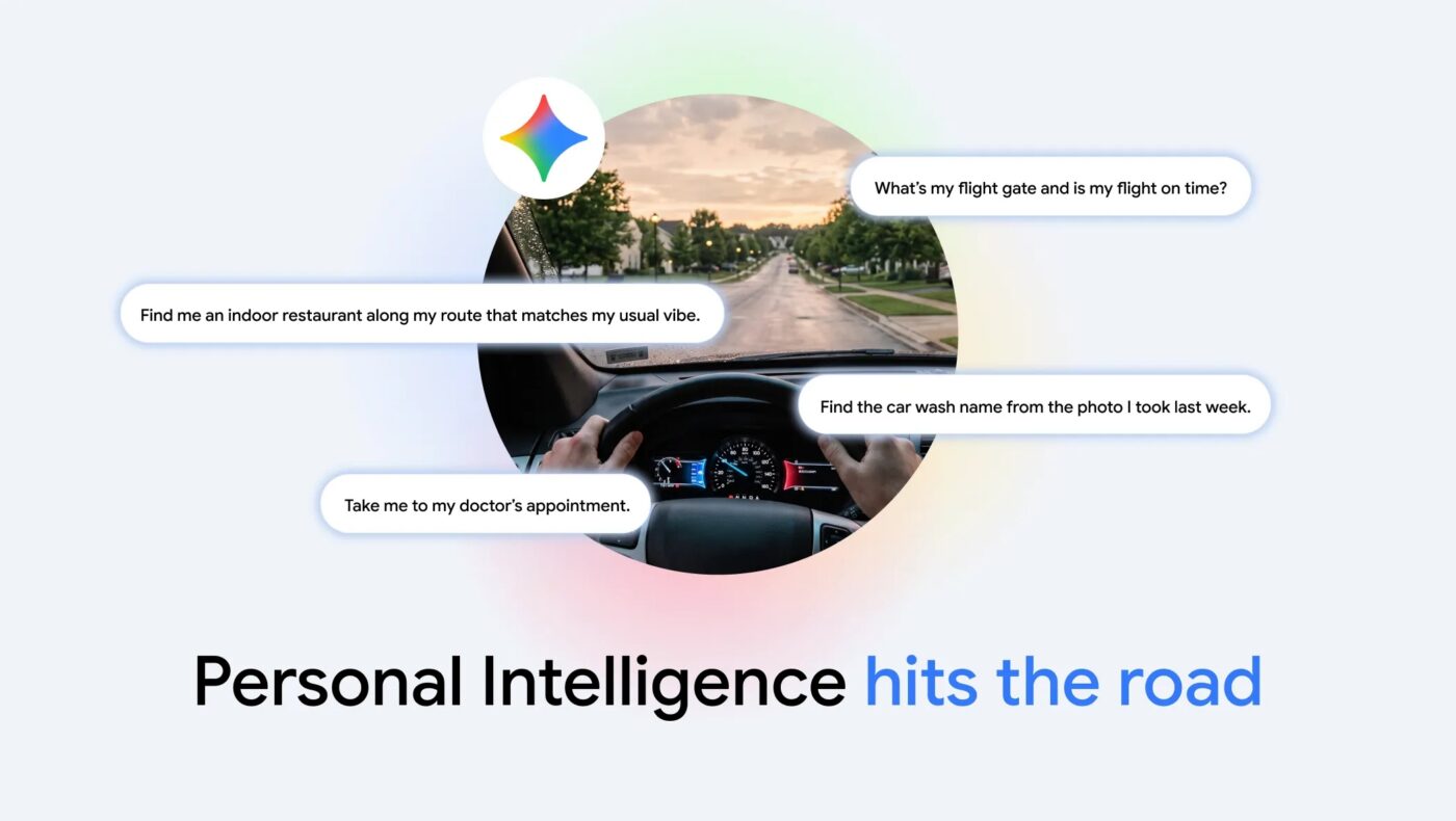 Personal Intelligence w Gemini w Android Auto