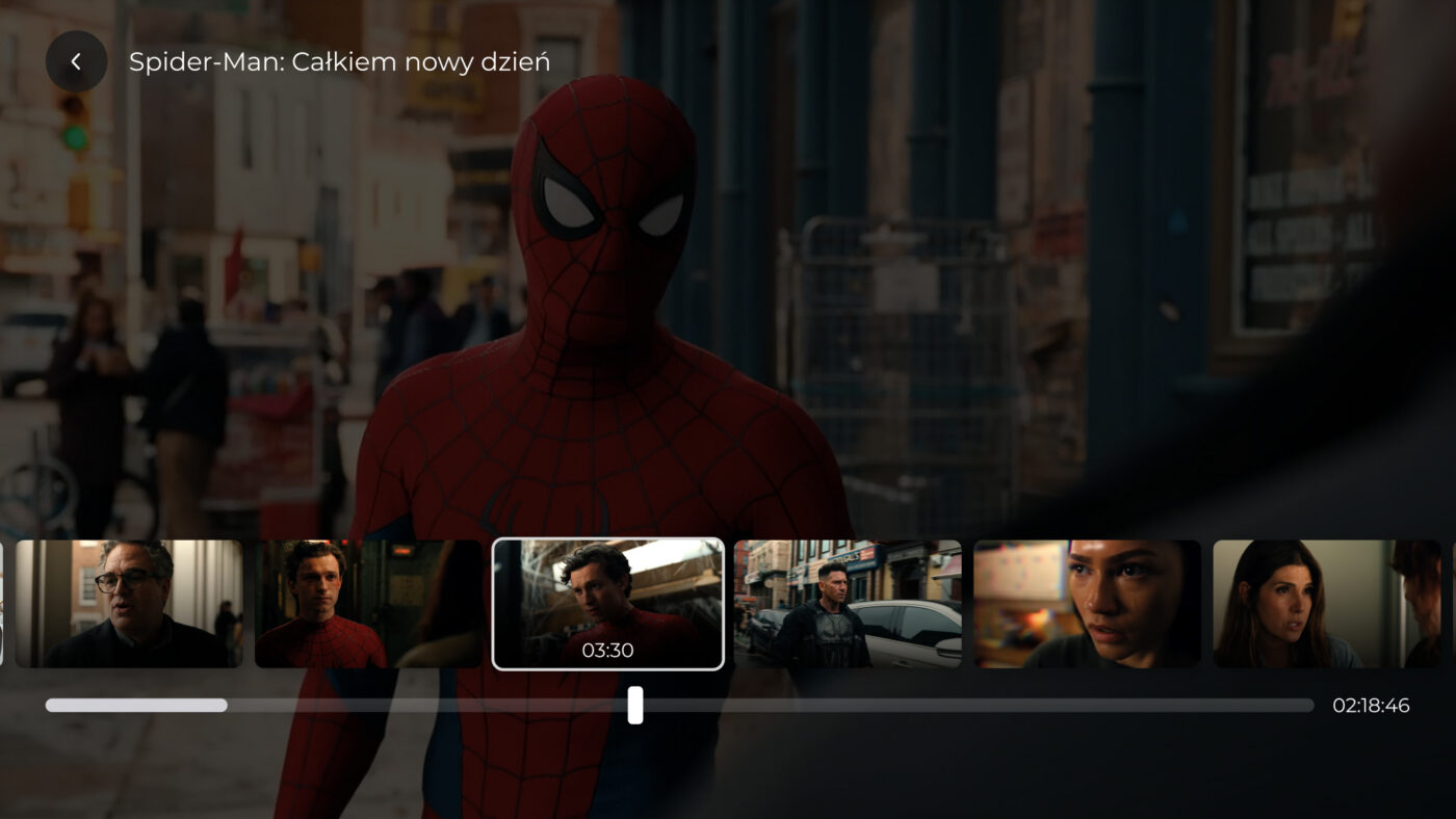 Nowy player w Polsat Box Go - przewijanie stop klatek i podgląd osi czasu