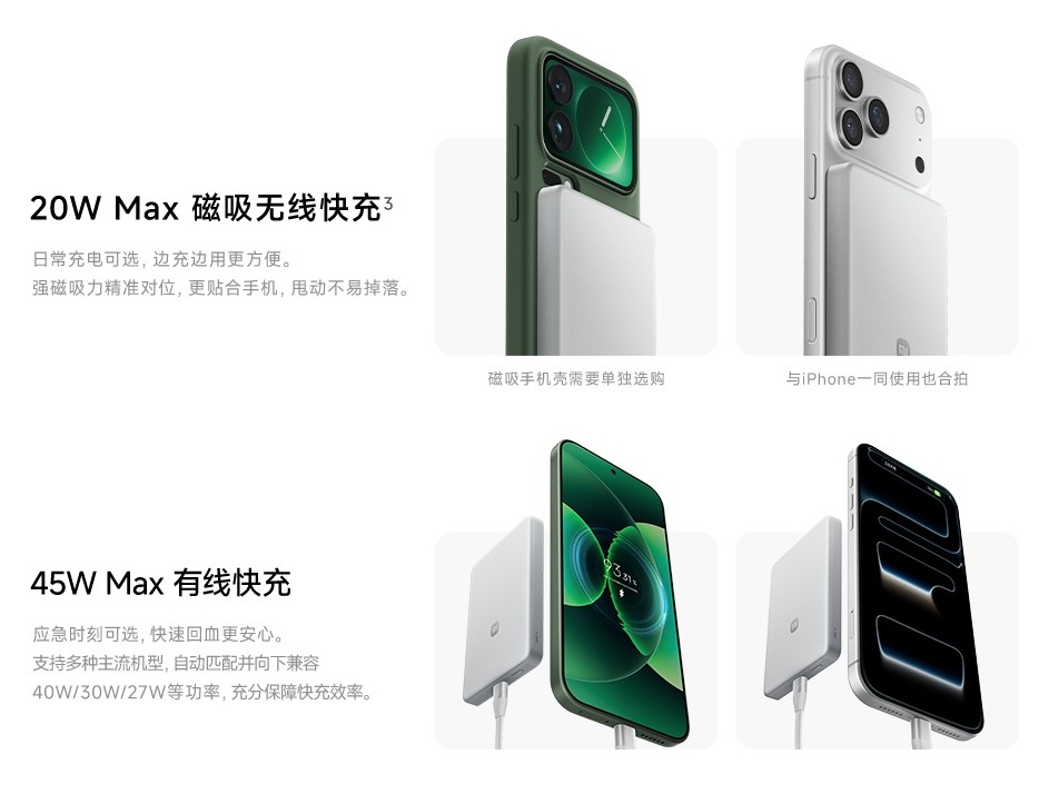 Ultracienki powerbank Xiaomi Jinshajiang 10000 mAh