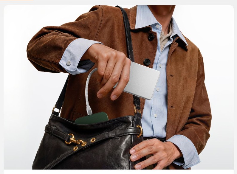 Ultracienki powerbank Xiaomi Jinshajiang 10000 mAh
