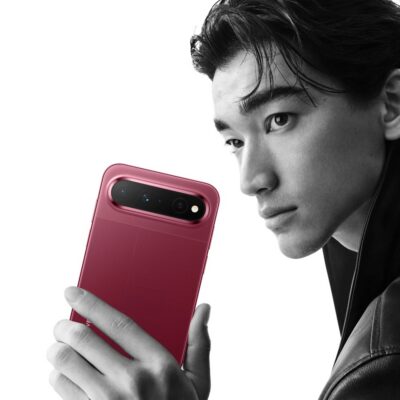 smartfon huawei pura x view smartphone red
