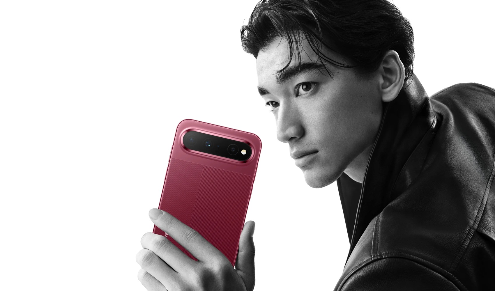 smartfon huawei pura x view smartphone red