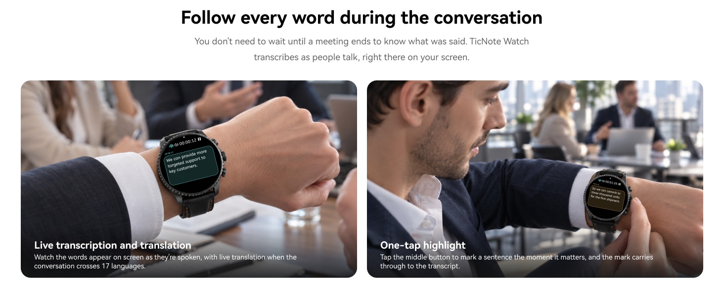smartwatch mobvoi ticnote watch