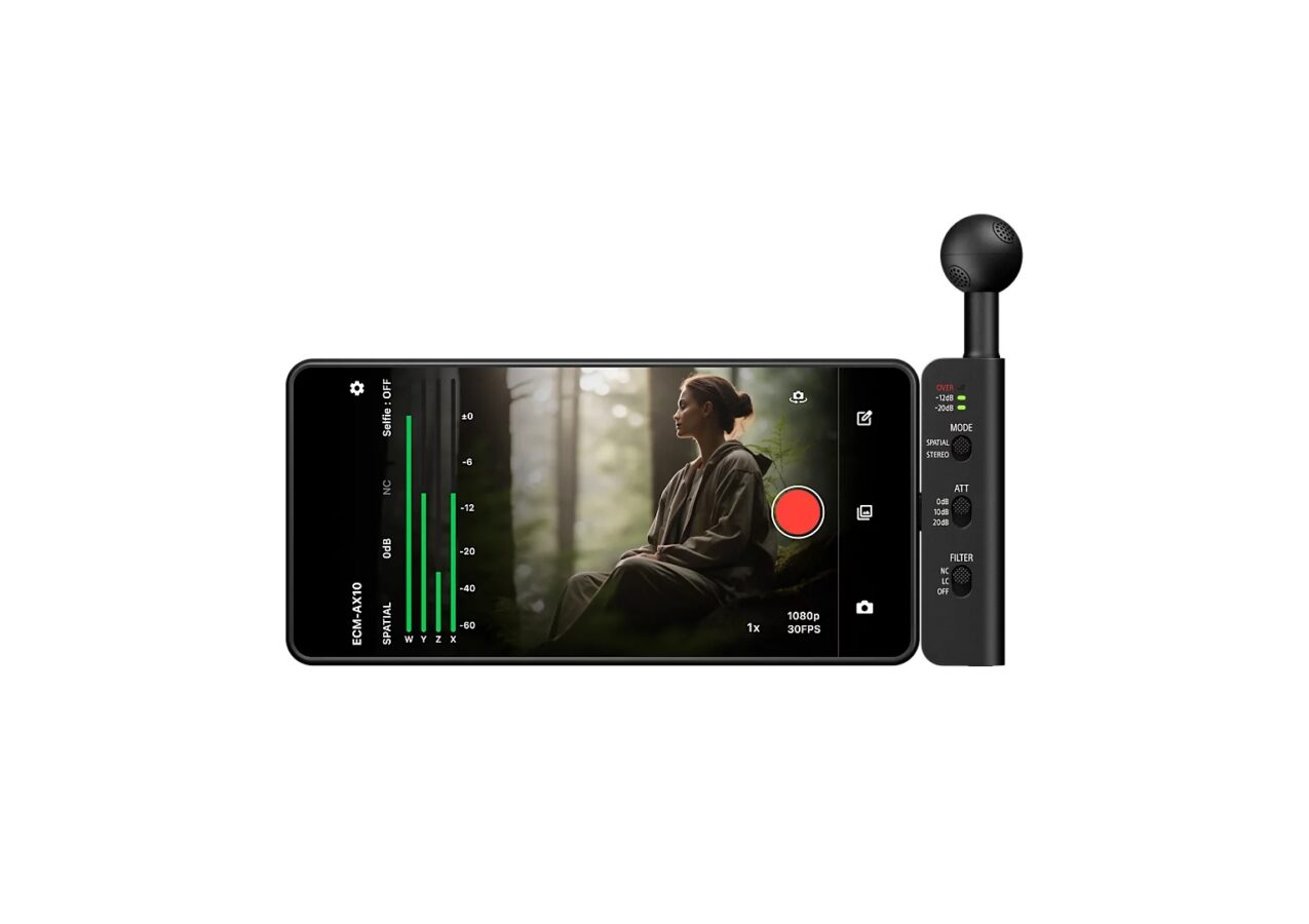 mikrofon do smartfonów sony ecm-ax10
