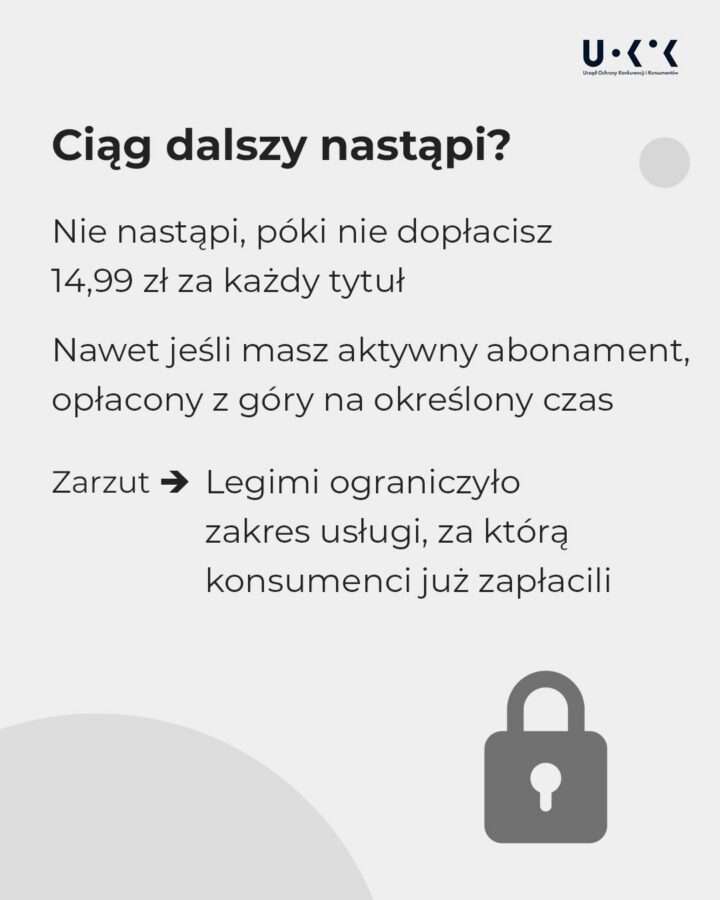 uokik postawił zarzuty legimi